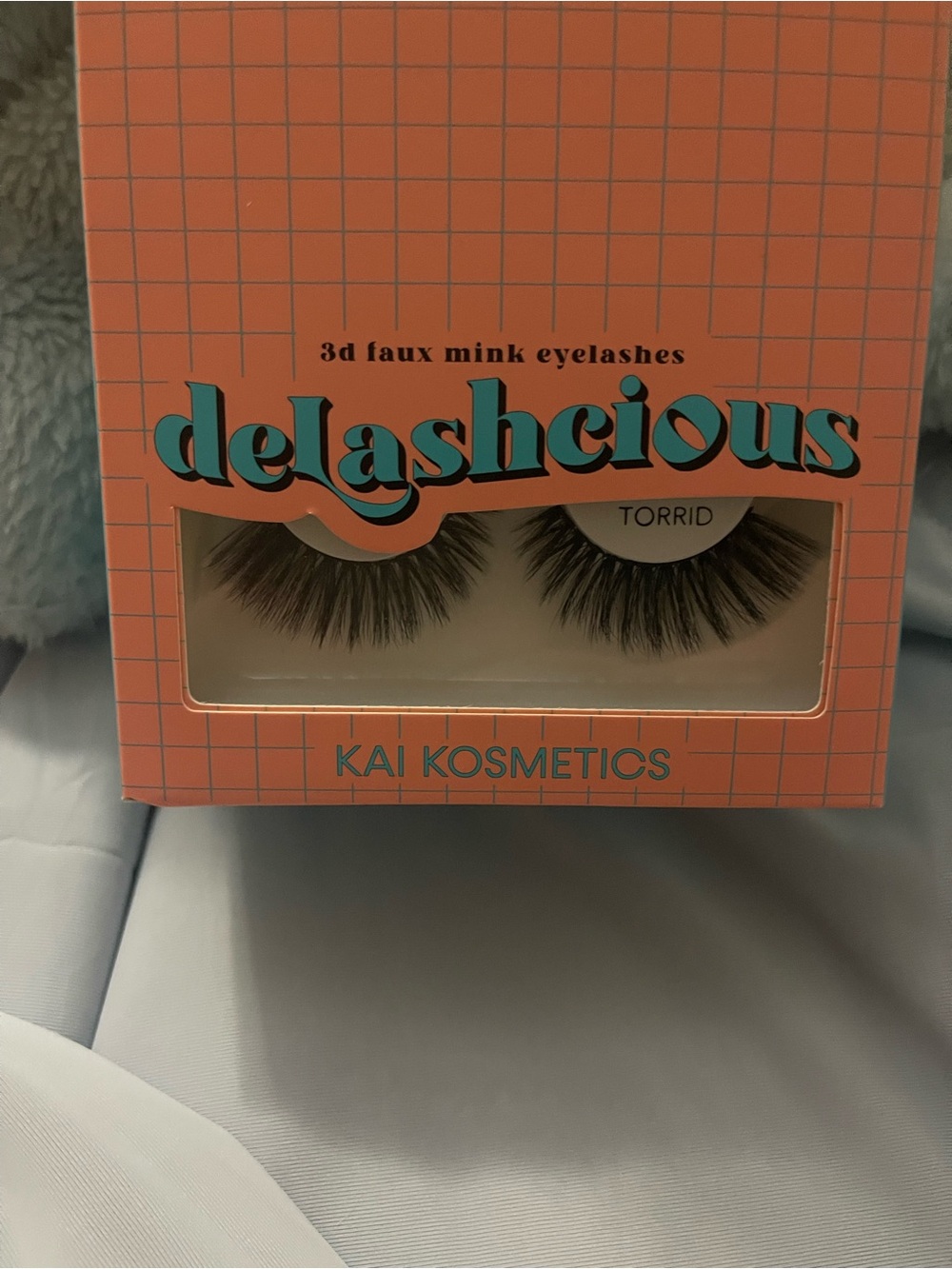 Delashcious 3D Faux Mink Lashes - Black (Torrid) box of 12 sets